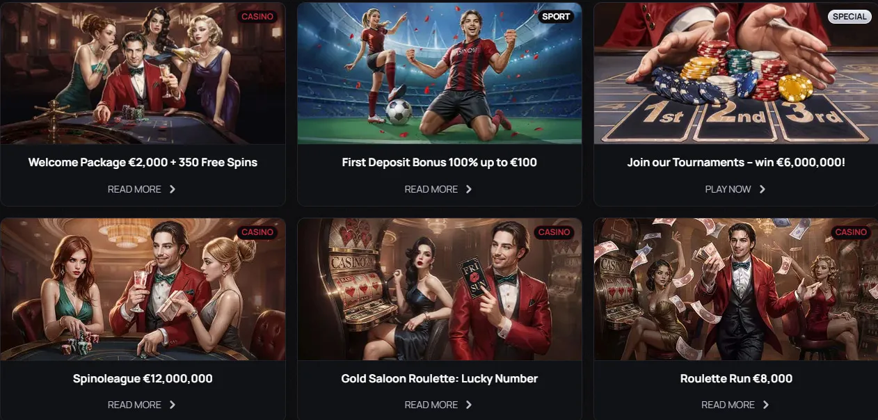 Casinova Casino auf einen Blick